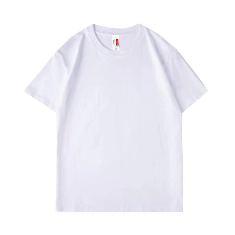 230G Heavy Cotton Short-sleeved T-shirt Women's Loose White Base Shirt Summer Japanese Shoulder T-shirt Women's Top