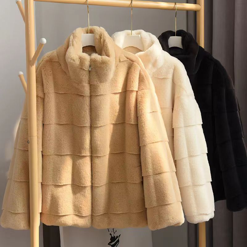 Eco-friendly Danish mink coat for women