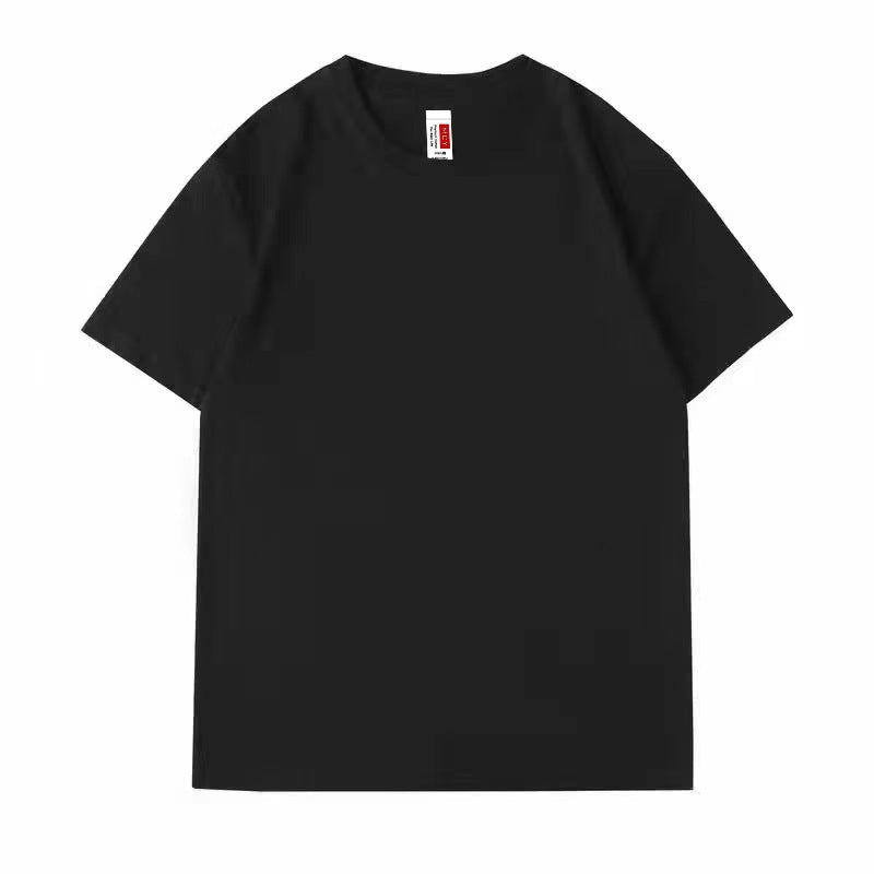 230G Heavy Cotton Short-sleeved T-shirt Women's Loose White Base Shirt Summer Japanese Shoulder T-shirt Women's Top