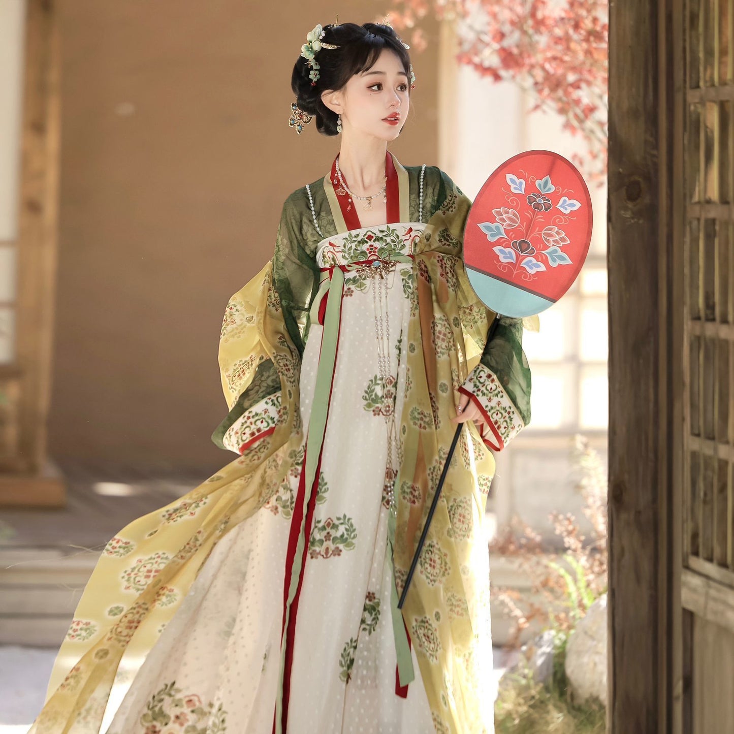 Original Tang-made Hanfu Women's 2025 New Chest-length Skirt Restoration Style Daily Fairy Ancient Suit Spring, Summer and Autumn suit