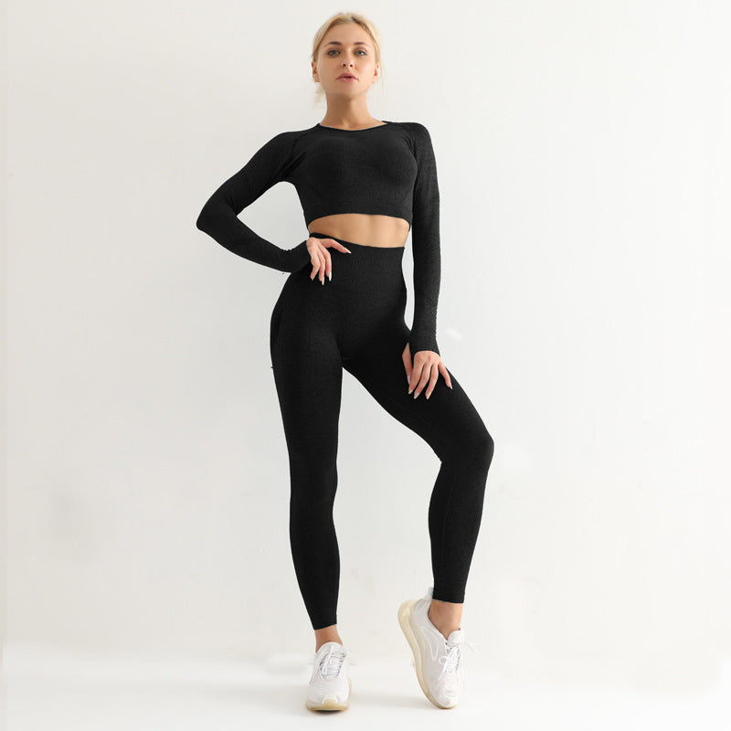 Peach Internet Popular European and American Seamless Yoga Pants Hip Breathable Yoga Clothes Tight High Waist Sports Base Fitness Pants for Women