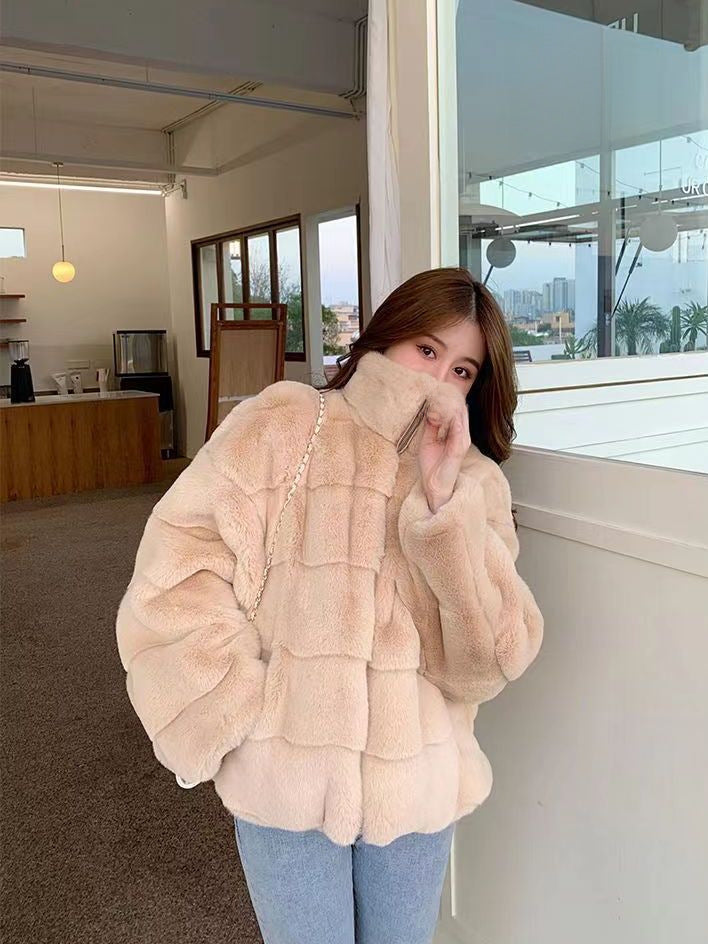 Eco-friendly Danish mink coat for women