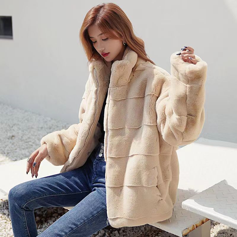 Eco-friendly Danish mink coat for women