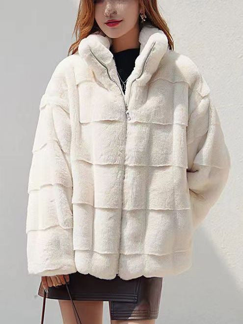 Eco-friendly Danish mink coat for women