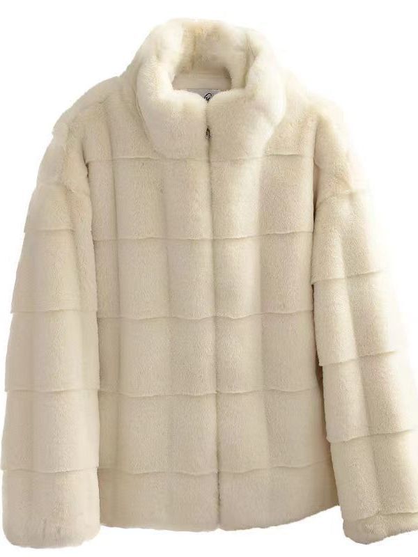 Eco-friendly Danish mink coat for women