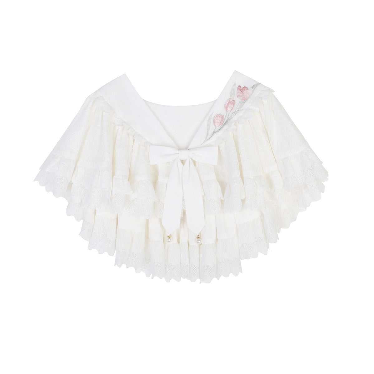 Original Tulip Hanfu Women's Chinese Style Improved Han Element Top Half Skirt suit 7013