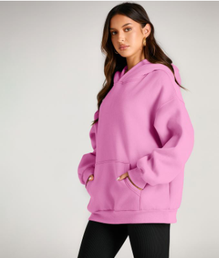 AUTOMET Womens Oversized Hoodies FleeceSweatshirts Long Sleeve Sweaters Pullover FallClothes with Pocket Springtok