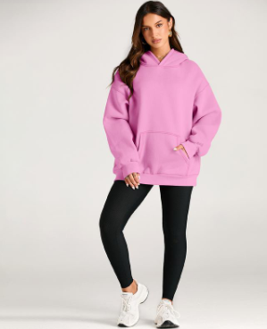 AUTOMET Womens Oversized Hoodies FleeceSweatshirts Long Sleeve Sweaters Pullover FallClothes with Pocket Springtok